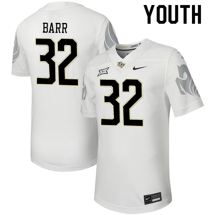 Youth #32 Ethan Barr UCF Knights Big 12 Conference College Football Jerseys Stitched-Black